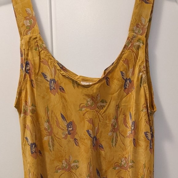 Alchemy Fashions Sari Silk Spaghetti Strap Summer Dress - Picture 1 of 4